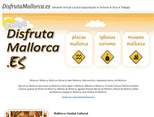 Tablet Screenshot of disfrutamallorca.es